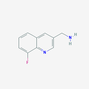 (8-Fluoroquinolin-3-yl)methanamine - 1267242-11-4