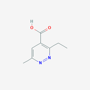 3-Ethyl-6-methylpyridazine-4-carboxylic acid - 1461708-91-7