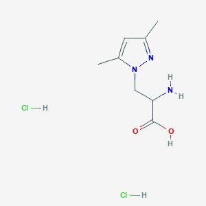 2-amino-3-(3,5-dimethyl-1H-pyrazol-1-yl)propanoic acid dihydrochloride - 1461705-75-8