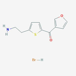 [5-(2-Aminoethyl)-2-thienyl](3-furyl)methanone hydrobromide - 1822785-89-6
