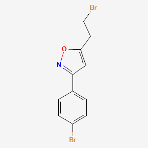 5-(2-bromoethyl)-3-(4-bromophenyl)Isoxazole - 1199773-55-1