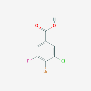 4-Bromo-3-chloro-5-fluorobenzoic acid - 1263274-74-3