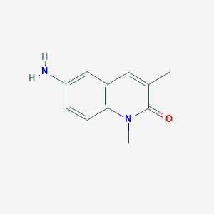 6-Amino-1,3-dimethyl-1,2-dihydroquinolin-2-one - 1425927-75-8