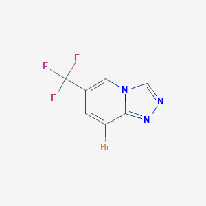 8-Bromo-6-(trifluoromethyl)-[1,2,4]triazolo[4,3-a]pyridine - 1281973-04-3
