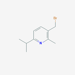 3-(Bromomethyl)-2-methyl-6-(propan-2-yl)pyridine - 1379323-12-2