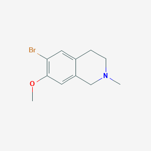 6-Bromo-7-methoxy-2-methyl-1,2,3,4-tetrahydroisoquinoline - 1784885-77-3
