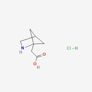 2-{2-Azabicyclo[2.1.1]hexan-1-yl}acetic acid hydrochloride - 637740-18-2