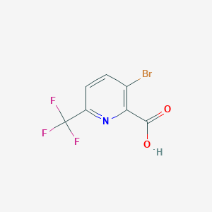 3-bromo-6-(trifluoromethyl)pyridine-2-carboxylic acid - 1214373-82-6