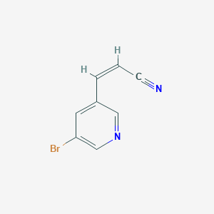 2-[(5-Bromopyridin-3-yl)methylidene]propanedinitrile - 1862933-48-9