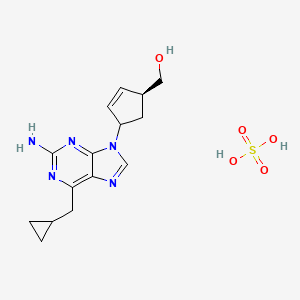 {4-[2-Amino-6-(cyclopropylmethyl)-9H-purin-9-yl]cyclopent-2-en-1-yl}methanol sulfate - 1902343-14-9
