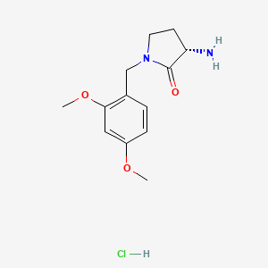 (S)-3-Amino-1-(2,4-dimethoxybenzyl)pyrrolidin-2-one hydrochloride - 1951425-27-6