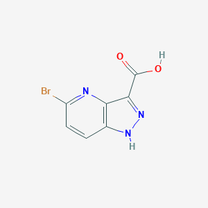5-Bromo-1H-pyrazolo[4,3-b]pyridine-3-carboxylic acid - 1884502-13-9