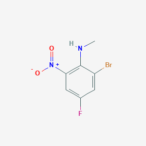 2-Bromo-4-fluoro-N-methyl-6-nitroaniline - 1845693-81-3
