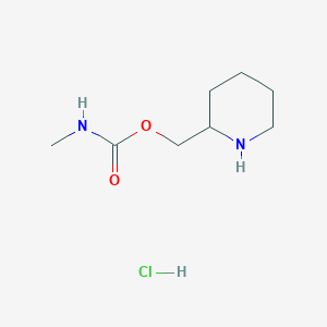 piperidin-2-ylmethyl N-methylcarbamate hydrochloride - 1803589-12-9