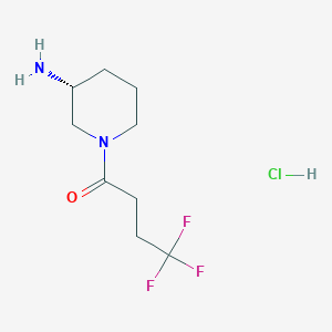 1-[(3R)-3-aminopiperidin-1-yl]-4,4,4-trifluorobutan-1-one hydrochloride - 1807938-63-1