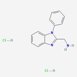 2-Aminomethyl-1-phenyl-1H-benzoimidazole dihydrochloride - 1955515-70-4