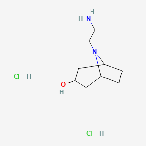 8-(2-Aminoethyl)-8-azabicyclo[3.2.1]octan-3-ol dihydrochloride - 1803592-58-6