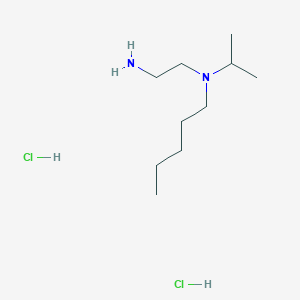 (2-Aminoethyl)(pentyl)(propan-2-yl)amine dihydrochloride - 1803608-79-8