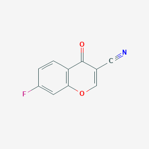 7-Fluoro-4-oxo-4H-chromene-3-carbonitrile - 1159978-71-8