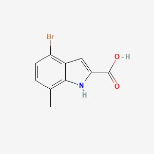 4-bromo-7-methyl-1H-indole-2-carboxylic acid - 909873-84-3
