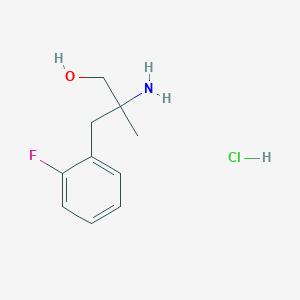 2-Amino-3-(2-fluorophenyl)-2-methylpropan-1-ol hydrochloride - 2059971-22-9