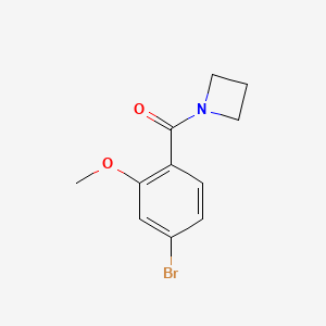 1-(4-Bromo-2-methoxybenzoyl)azetidine - 1872981-38-8