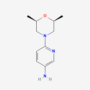 6-((2S,6R)-2,6-dimethylmorpholino)pyridin-3-amine - 956699-06-2