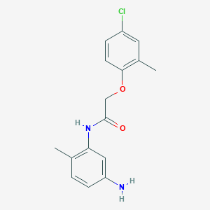 N-(5-Amino-2-methylphenyl)-2-(4-chloro-2-methylphenoxy)acetamide - 1020723-08-3