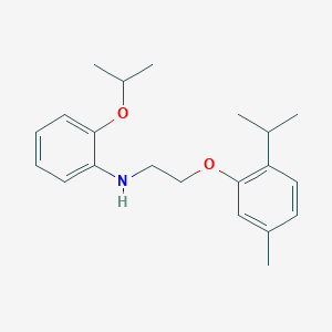2-Isopropoxy-N-[2-(2-isopropyl-5-methylphenoxy)ethyl]aniline - 1040683-02-0