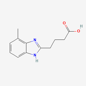 4-(4-Methyl-1H-benzimidazol-2-YL)butanoic acid - 933746-97-5