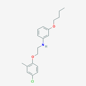 N-(3-Butoxyphenyl)-N-[2-(4-chloro-2-methylphenoxy)ethyl]amine - 1040682-99-2