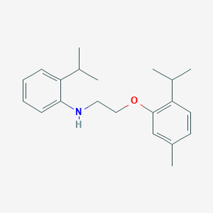 2-Isopropyl-N-[2-(2-isopropyl-5-methylphenoxy)-ethyl]aniline - 1040681-63-7