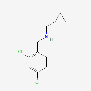 (CYCLOPROPYLMETHYL)[(2,4-DICHLOROPHENYL)METHYL]AMINE - 1019539-09-3