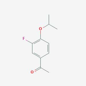 1-(3-Fluoro-4-isopropoxyphenyl)ethanone - 1019478-62-6