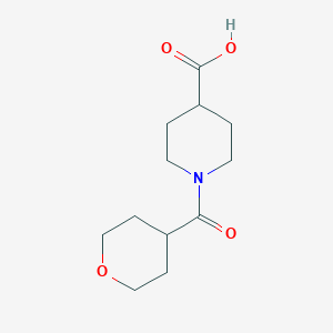 1-(Tetrahydro-2H-pyran-4-carbonyl)piperidine-4-carboxylic acid - 1042796-19-9