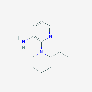 2-(2-ethylpiperidin-1-yl)pyridin-3-amine - 1082042-74-7