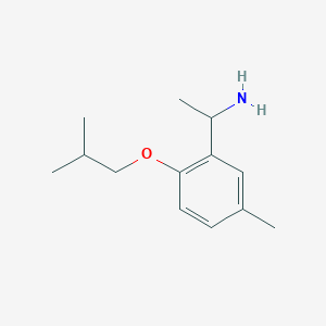 1-(2-Isobutoxy-5-methylphenyl)-ethylamine - 1048917-08-3