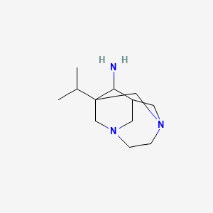 1-Isopropyl-3,6-diaza-tricyclo[4.3.1.1*3,8*]undec-9-ylamine - 1197231-48-3