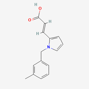 (2E)-3-[1-(3-Methylbenzyl)-1H-pyrrol-2-yl]acrylic acid - 1173408-13-3