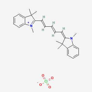 1,1',3,3,3',3'-Hexamethylindodicarbocyanine perchlorate - 81666-87-7