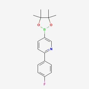 2-(4-Fluorophenyl)-5-(4,4,5,5-tetramethyl-1,3,2-dioxaborolan-2-yl)pyridine - 1073354-81-0