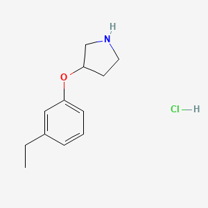 3-(3-Ethylphenoxy)pyrrolidine hydrochloride - 946681-79-4