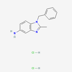 1-Benzyl-2-methyl-1h-benzoimidazol-5-ylamine dihydrochloride - 1185301-05-6