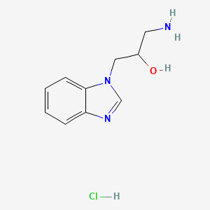 1-Amino-3-benzoimidazol-1-yl-propan-2-ol hydrochloride - 1185044-39-6