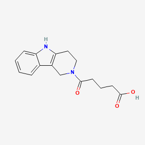 5-oxo-5-(1,3,4,5-tetrahydro-2H-pyrido[4,3-b]indol-2-yl)pentanoic acid - 1184110-34-6