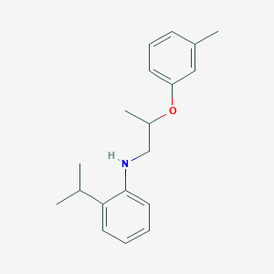 2-Isopropyl-N-[2-(3-methylphenoxy)propyl]aniline - 1040681-70-6
