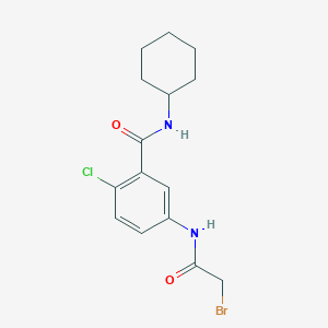 5-[(2-Bromoacetyl)amino]-2-chloro-N-cyclohexylbenzamide - 1138442-67-7
