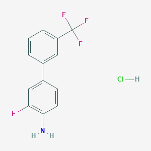 3-Fluoro-3'-(trifluoromethyl)[1,1'-biphenyl]-4-ylamine hydrochloride - 1185296-84-7