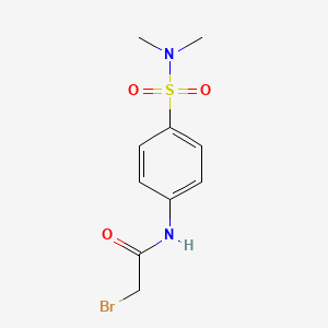 2-Bromo-N-{4-[(dimethylamino)sulfonyl]-phenyl}acetamide - 37103-21-2