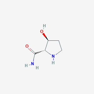 (2S,3S)-3-hydroxypyrrolidine-2-carboxamide - 412279-18-6